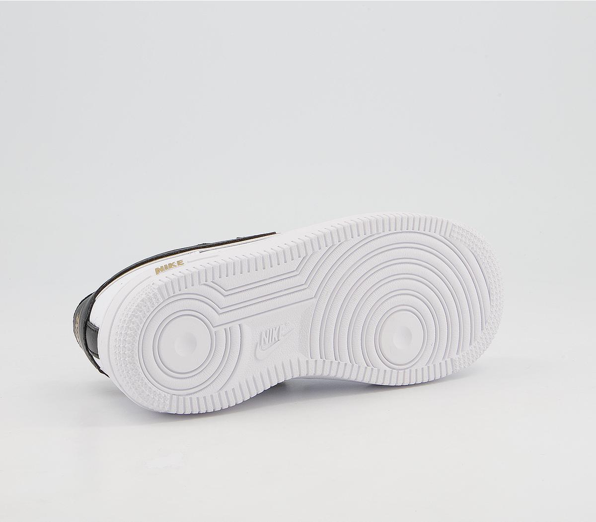 Air Force 1 07 White Black Metallic Gold