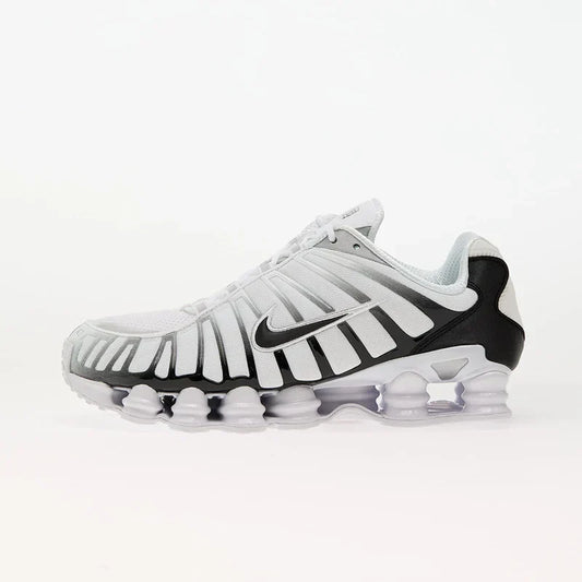 Nike Shox TL White/ Black-Mtlc Platinum