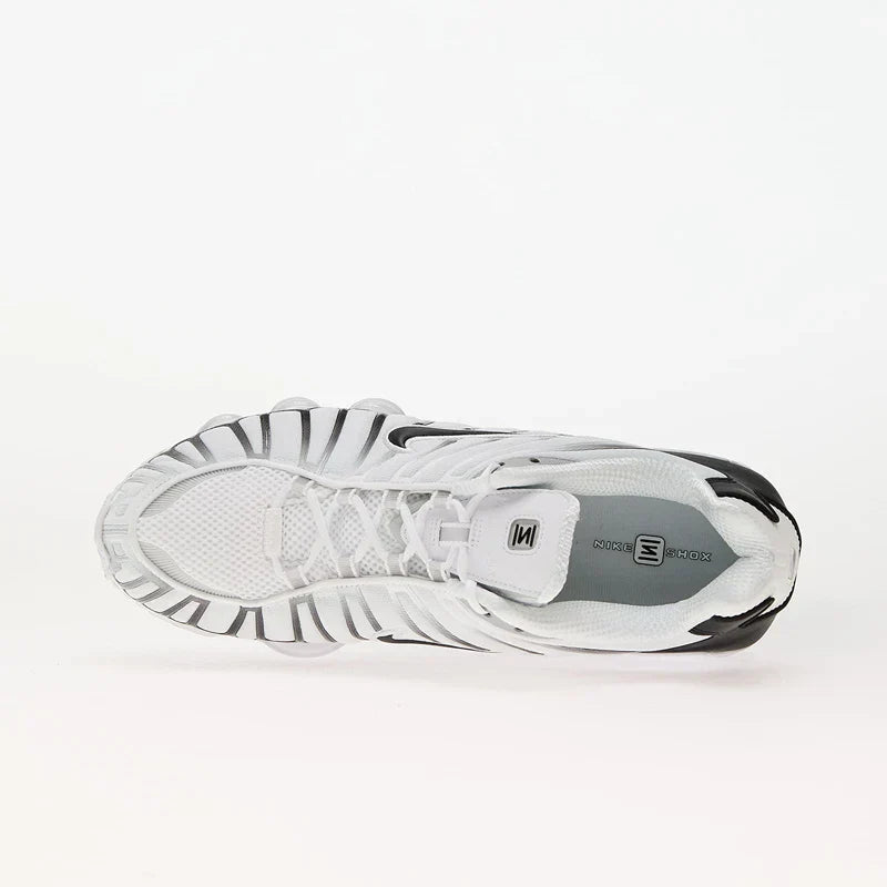 Nike Shox TL White/ Black-Mtlc Platinum